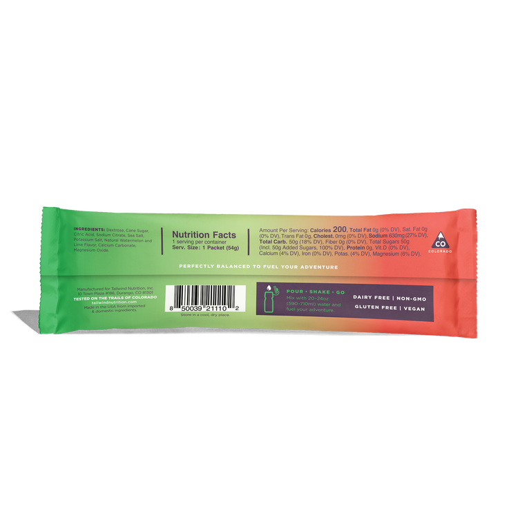 12 Single Servings Dauwaltermelon Endurance Fuel + Hat