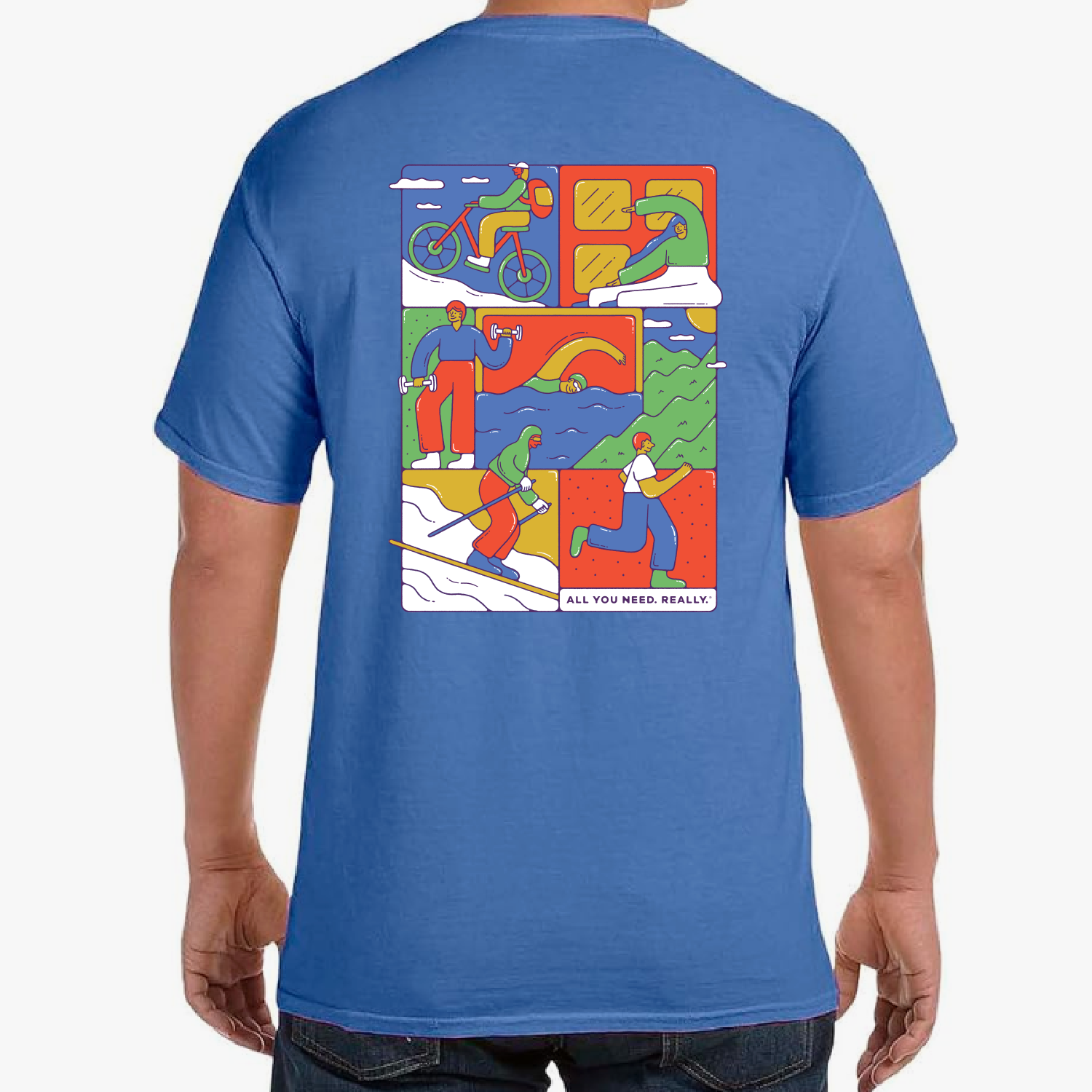 Tailwind Nutrition Short Sleeve Mystic Blue Tee