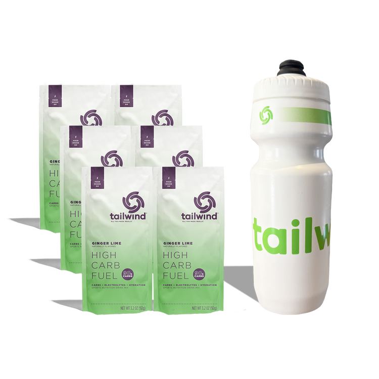 High Carb Fuel 6-Pack Ginger Lime + Bottle Bundle